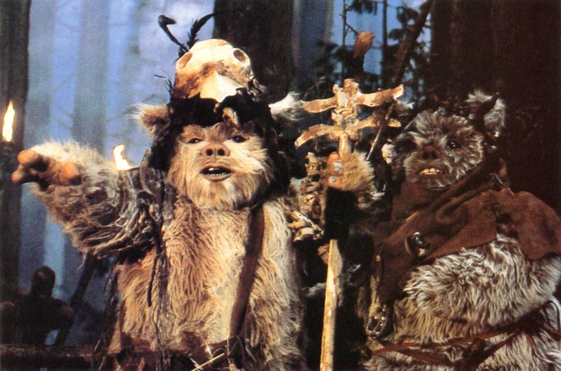 Ewoks. Love them.