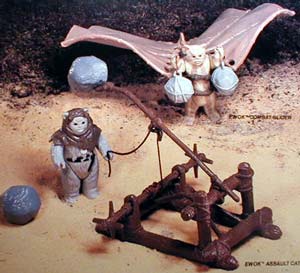 ewokcatapultglider-catalog Used to frequently, and easily, defeat advanced techonologies when they enter the jungle.