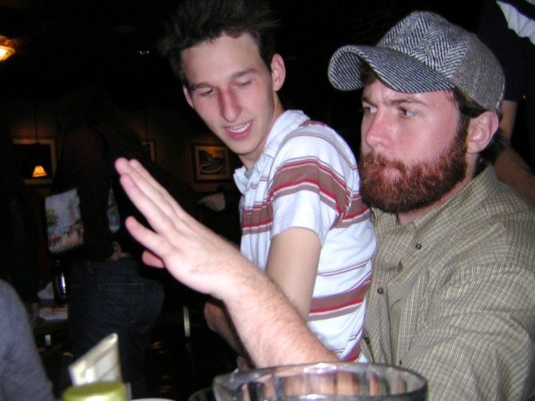 gimme-a-beer-also-gay-man-beer "Pass me a glass for this pitcher o' beer, and yes, this is a gay man in my lap."