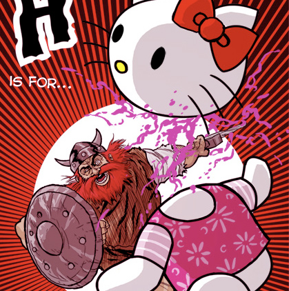 h-is-for Hagar vs. Hello Kitty