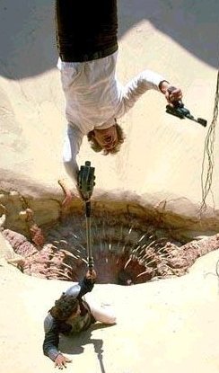 Lando_Sarlacc "A little higher! A little higher!" now has a whole new meaning for me.