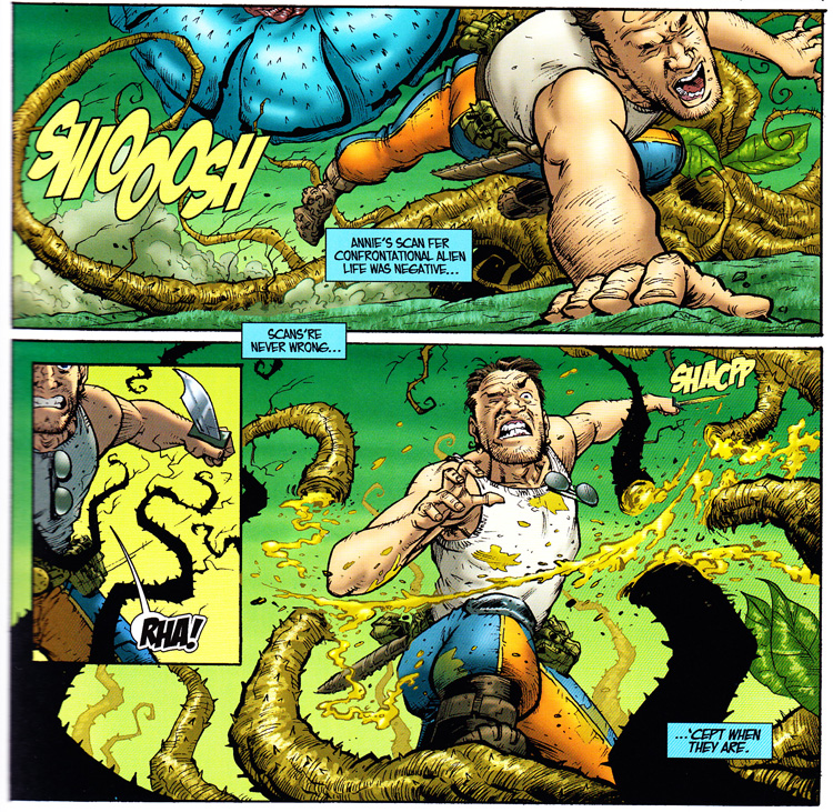 fearagent-scans-qute_0001 Three pages later, the quote returns in a considerably more memorable situation. (Click to Enlarge)