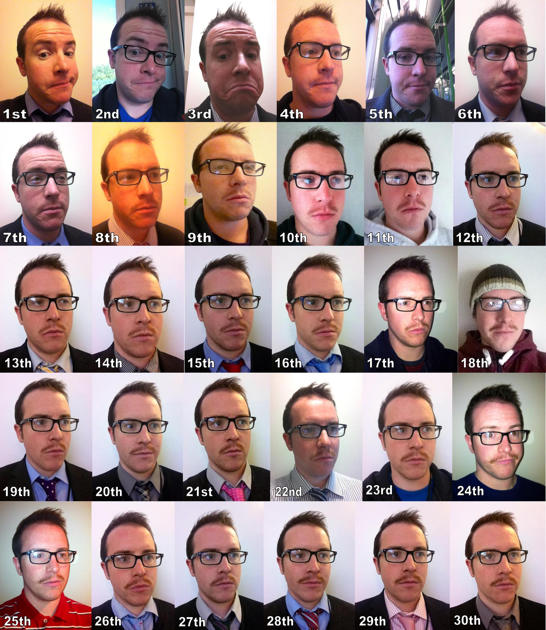 Chris Owens: Movember 1 through 30, 2012 (International)