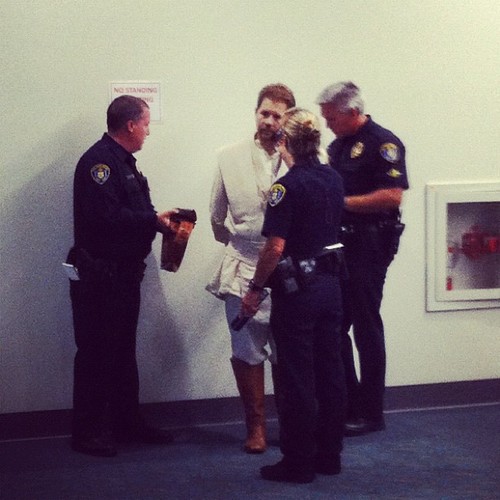 Here's Obi-Wan Kenobi getting arrested at Comic-Con, because why not?!