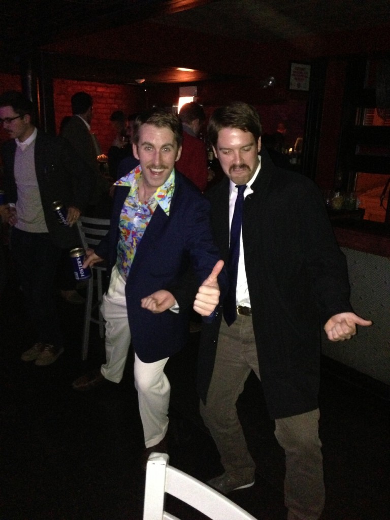 Corey Abad and Dan Gibbons at the Chicago Movember Gala Party.