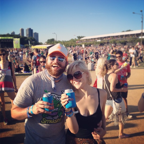 Katie and me at The National.