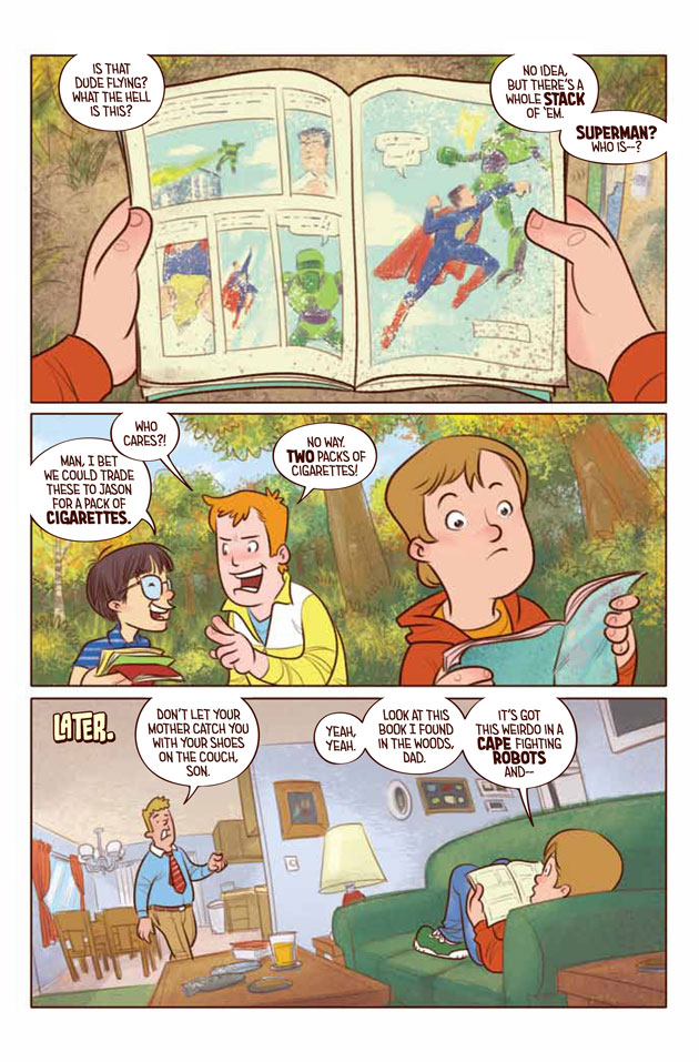 Preview pages of "What if Werttham Was Right?" from CBLDF Liberty Annual 2013.