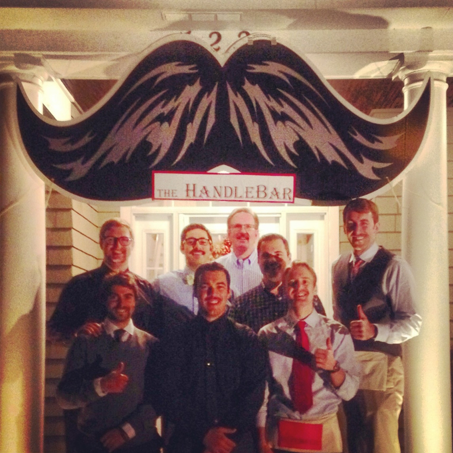 Members of the Midwest Chapter during their massive mustache bash!